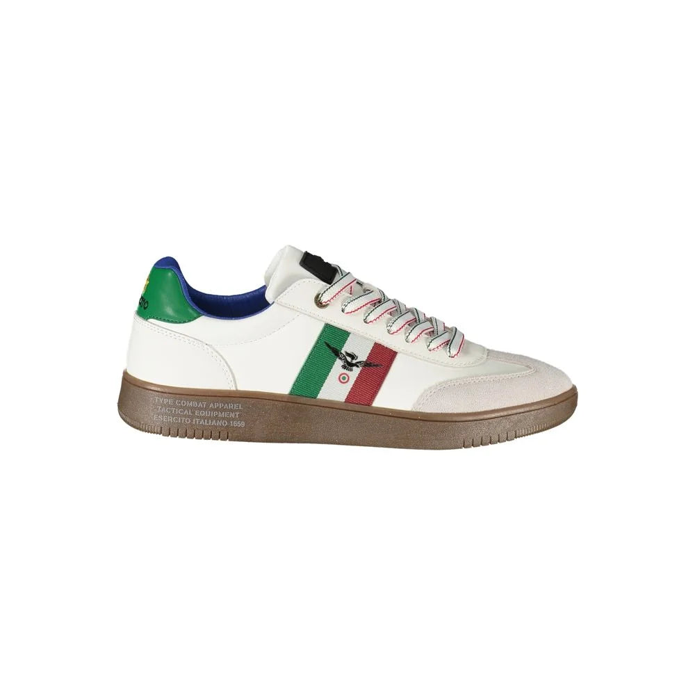 Esercito 1659 White Leather Men Sneaker - Sneakers