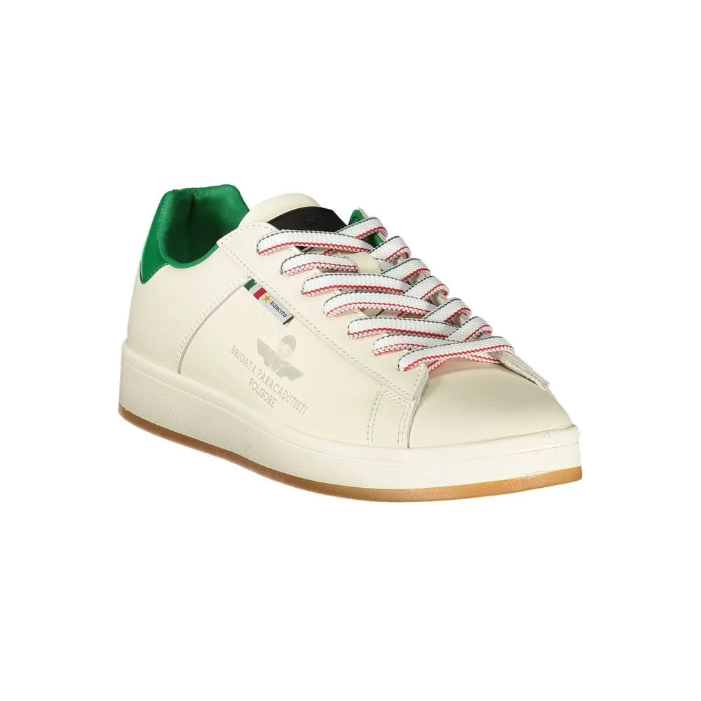 Esercito 1659 White Leather Men Sneaker - Sneakers