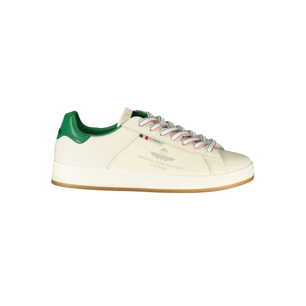 Esercito 1659 White Leather Men Sneaker - Sneakers