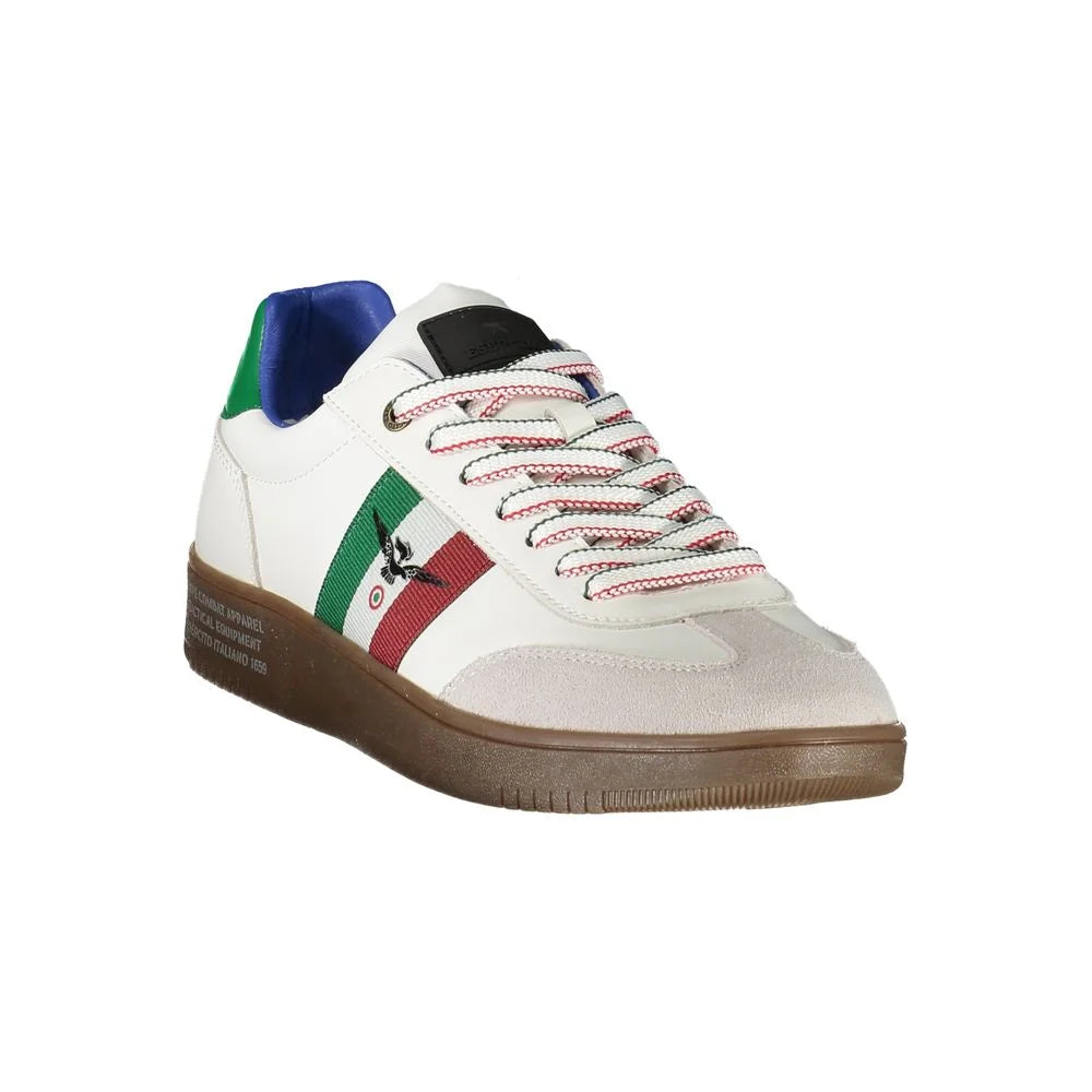 Esercito 1659 White Leather Men Sneaker - Sneakers