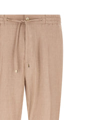 Etro Beige Linen Joggers (Workout Pants)