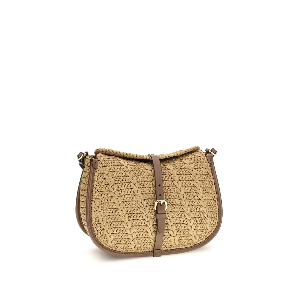 Torebka na ramie Etro Beige z raffii