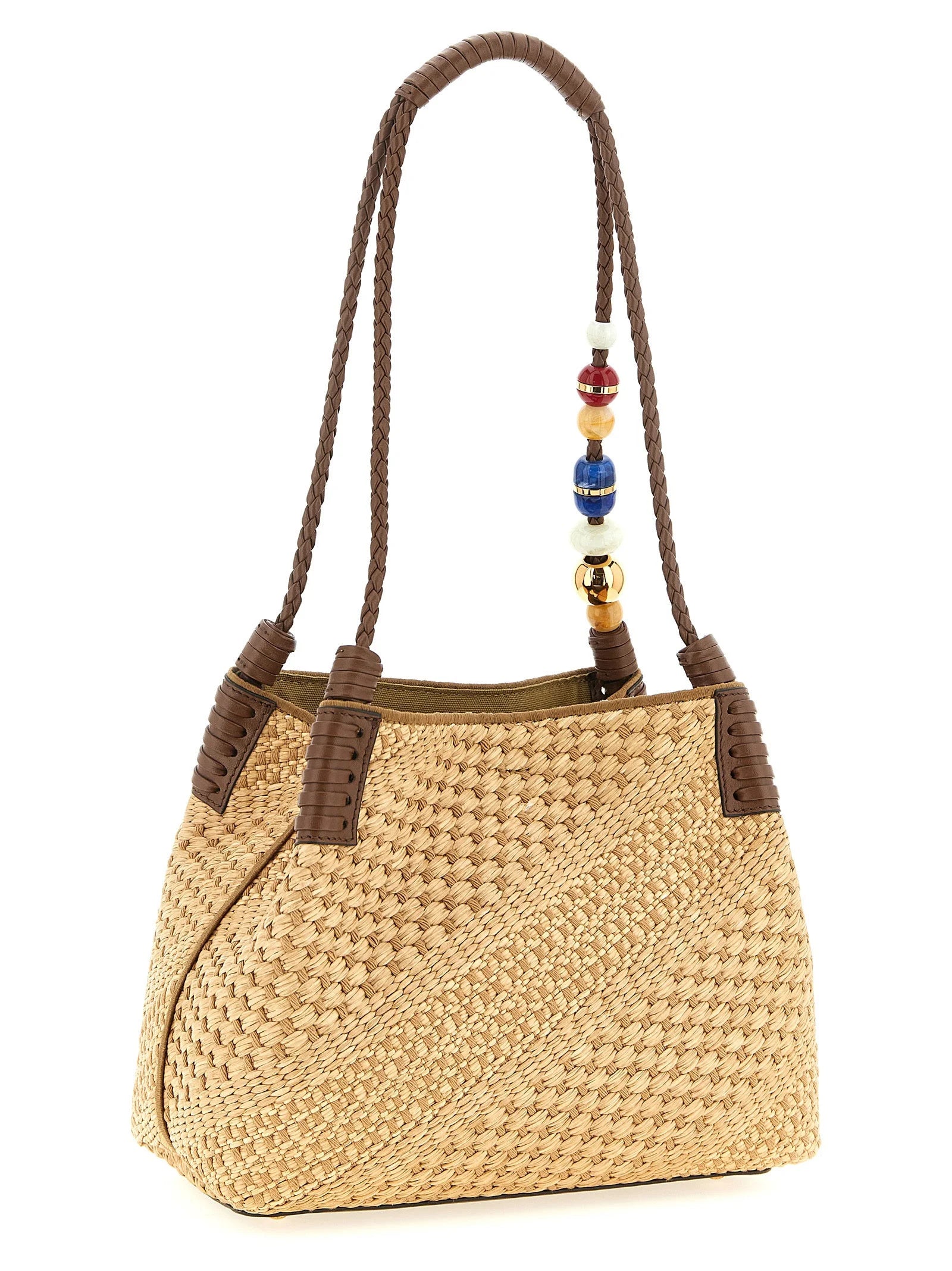 Etro Beige Viscose Tote Bag