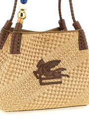 Etro Beige Viscose Tote Bag