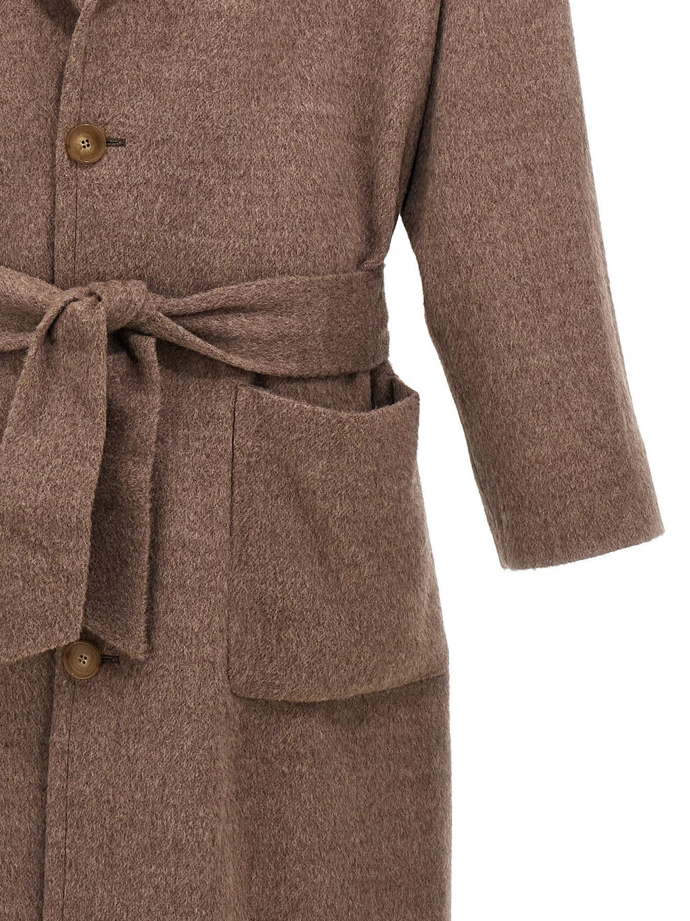 Etro Beige Wool Coat - IT46 | S