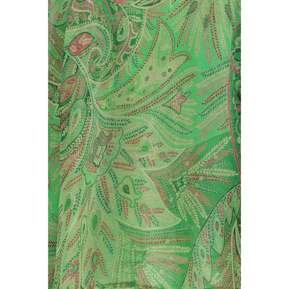 Etro Bicolor Silk Pattern Shirt