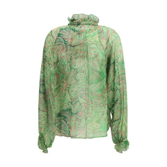 Etro Bicolor Silk Pattern Shirt - IT40 | M