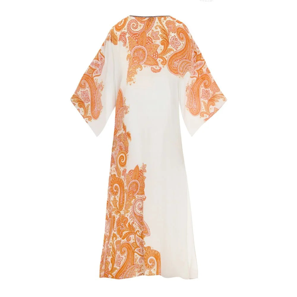 Etro Bicolor Viscose Casual Dress - IT44|L