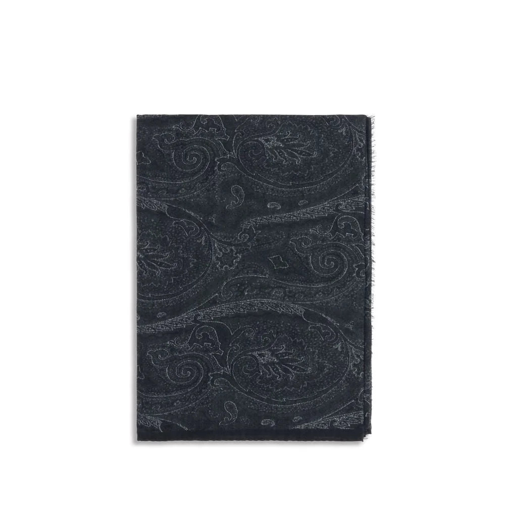 Etro Black Modal Scarf