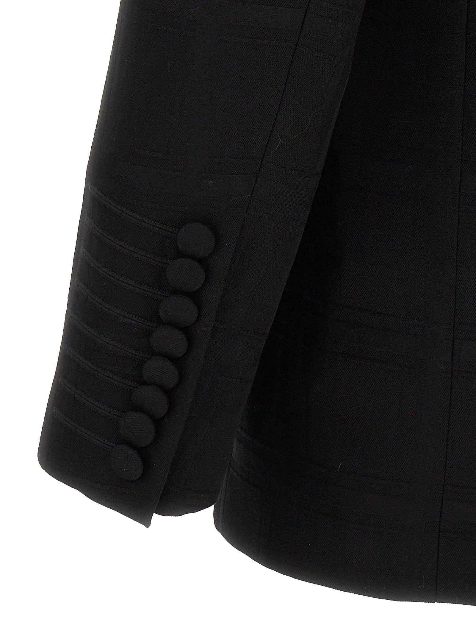 Etro Black Virgin Wool Blazer