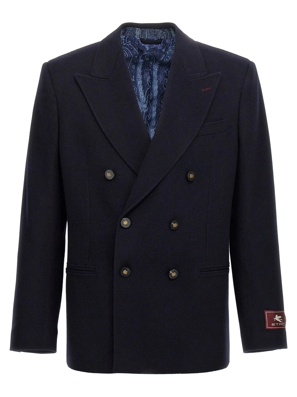 Etro Blue Cashmere Blazer