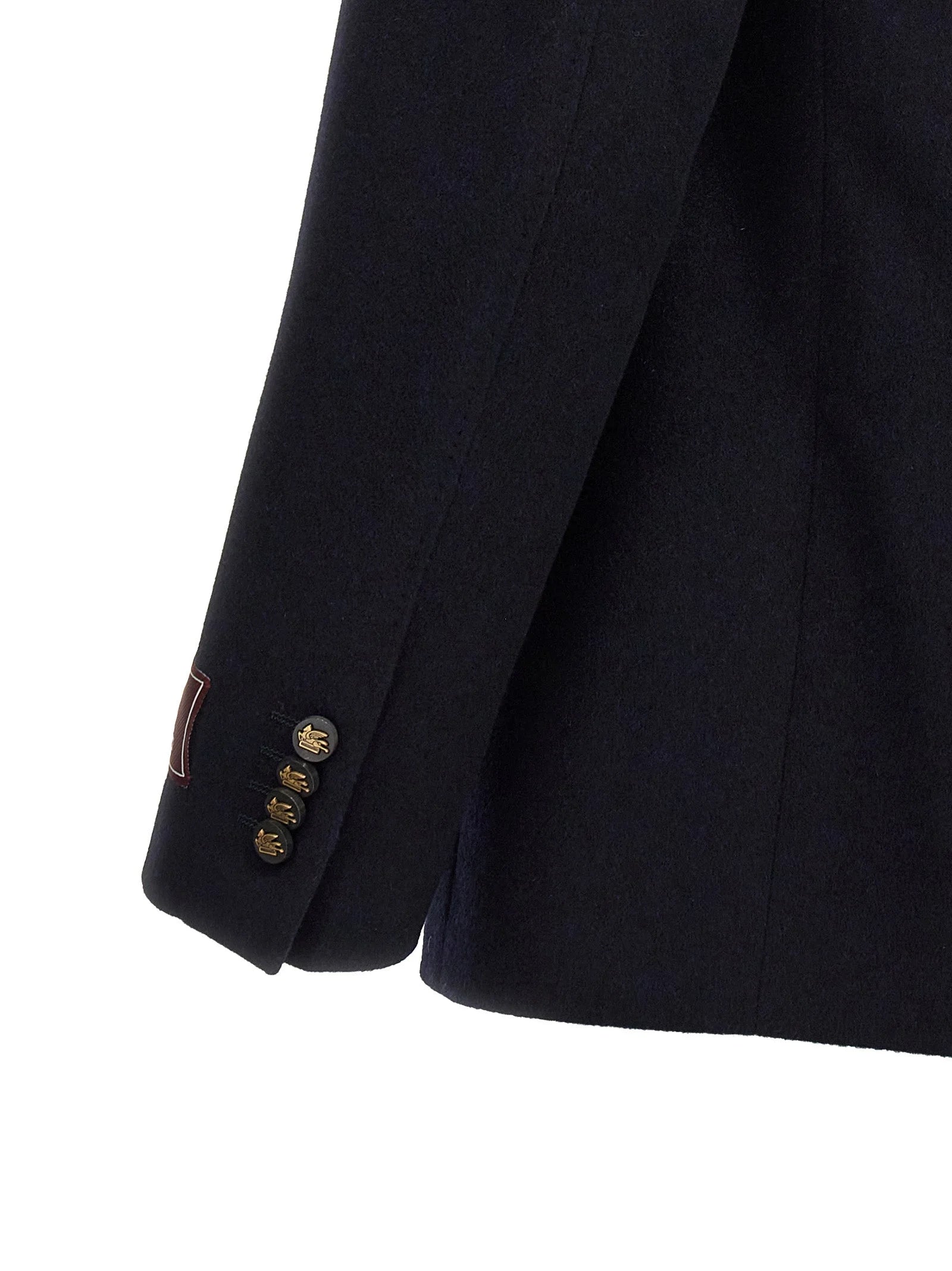 Etro Blue Cashmere Blazer