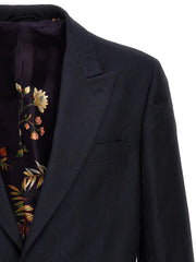 Etro Blue Cotton Blazer