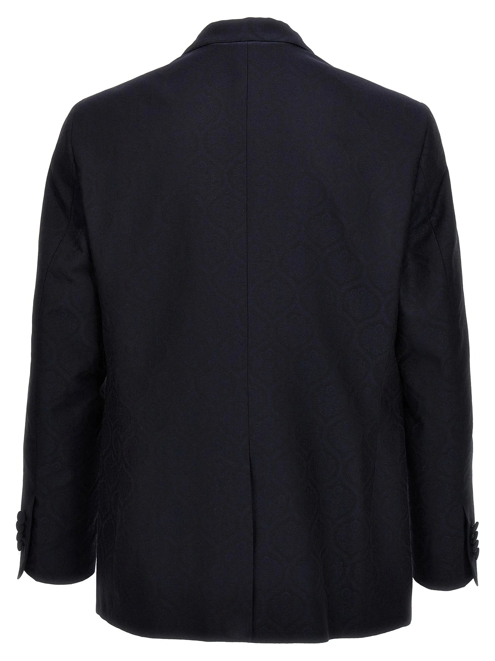 Etro Blue Cotton Blazer