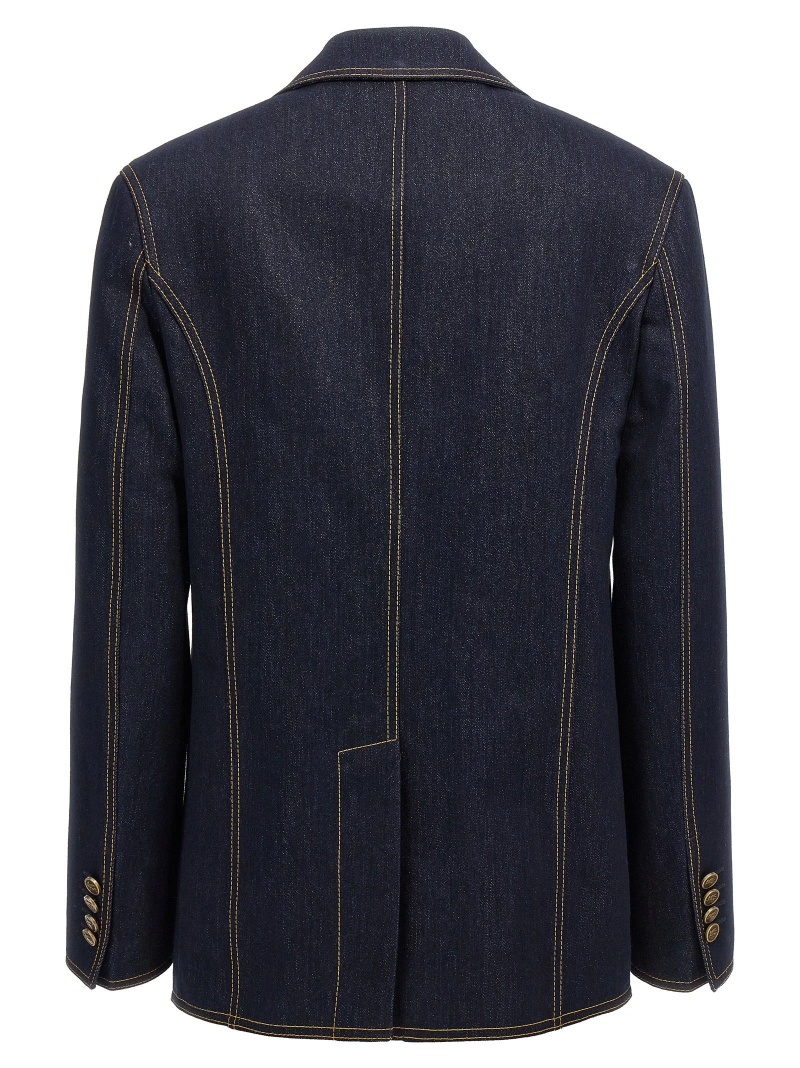 Etro Blue Cotton Blazer - IT38