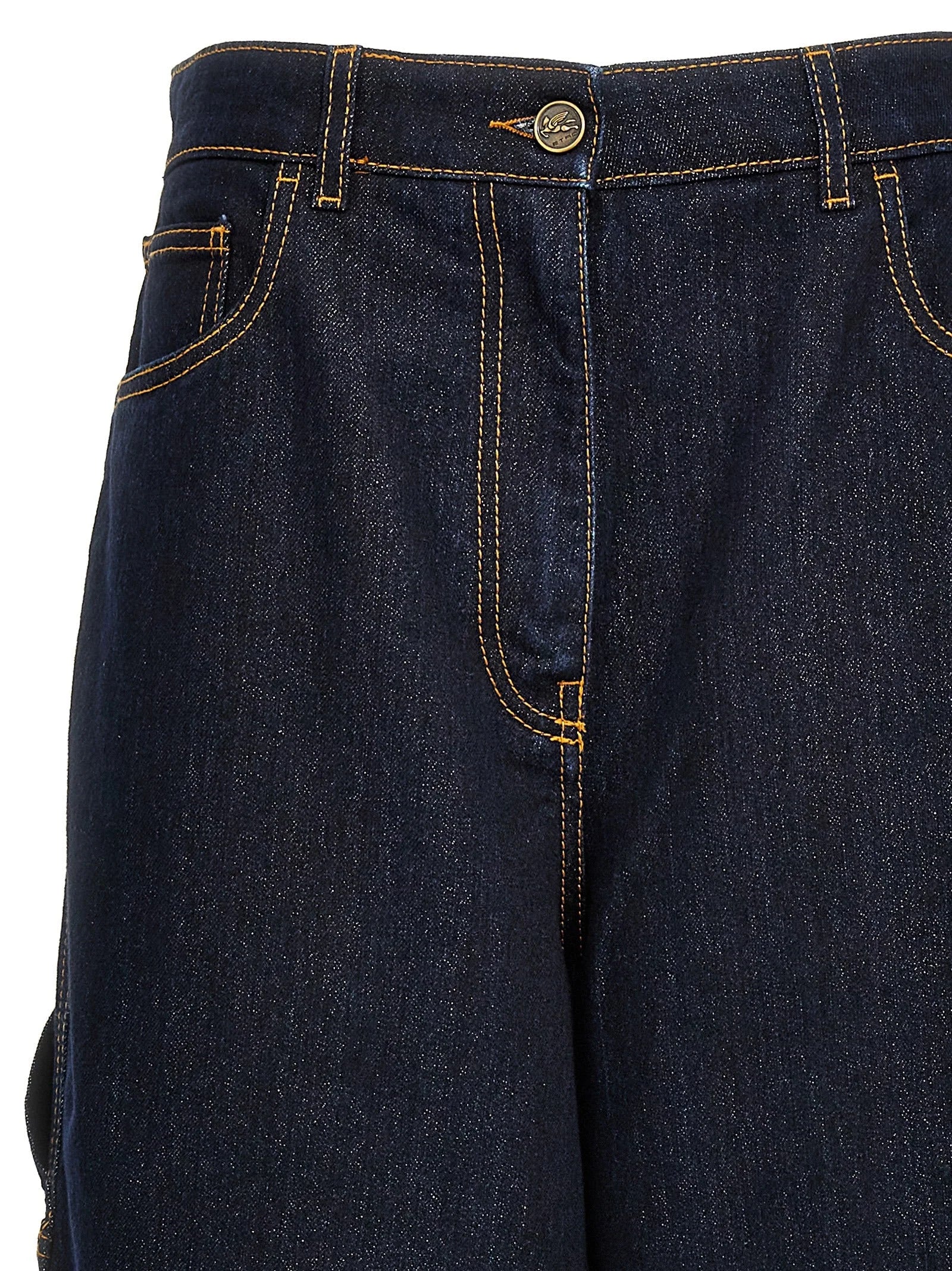 Etro Blue Cotton Jeans Denim