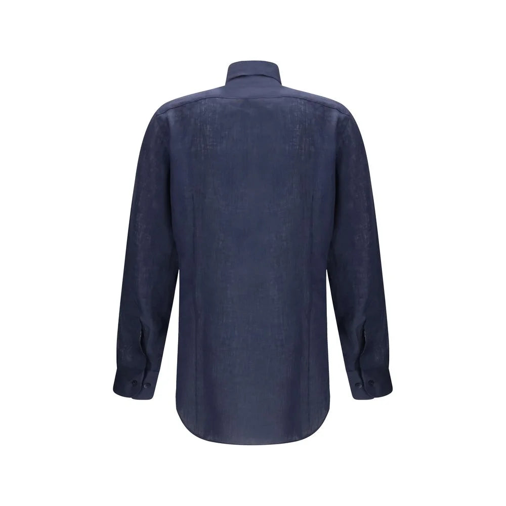 Etro Blue Denim Shirt
