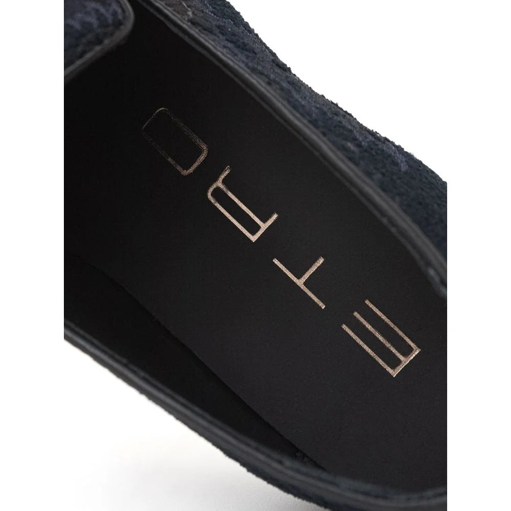 Etro Blue Leather Slip-On Loafer - Flats