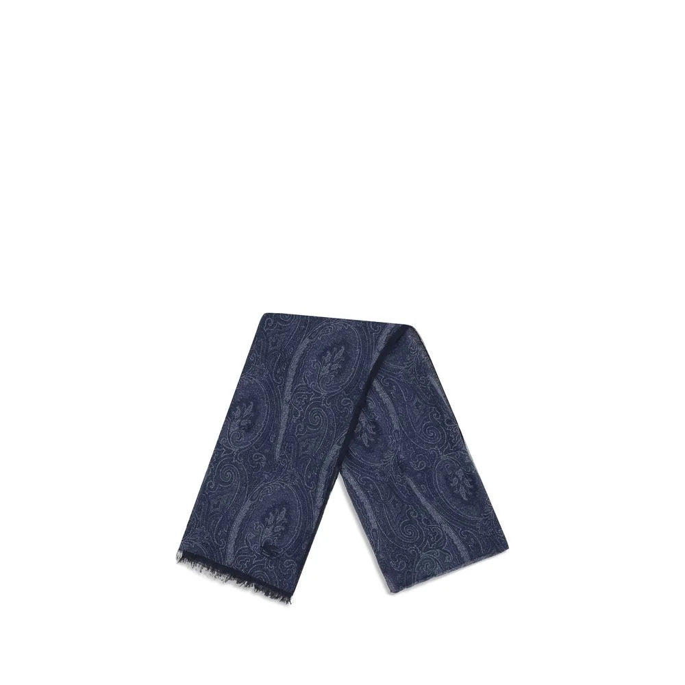 Sciarpa Etro in modal blu