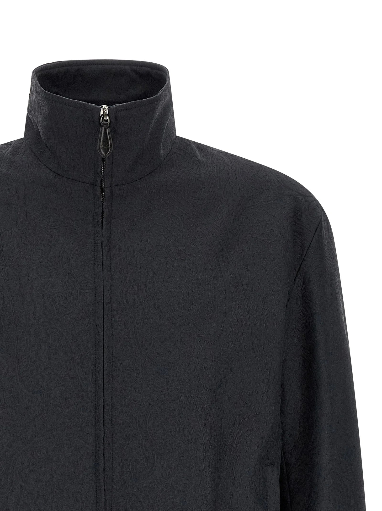 Etro Blue Polyamide Jacket