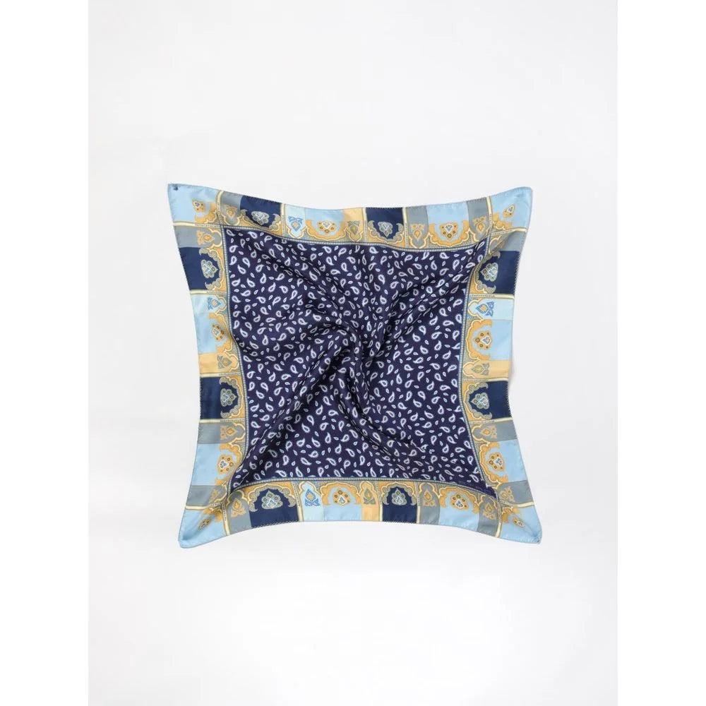 Etro Blue Silk Foulard