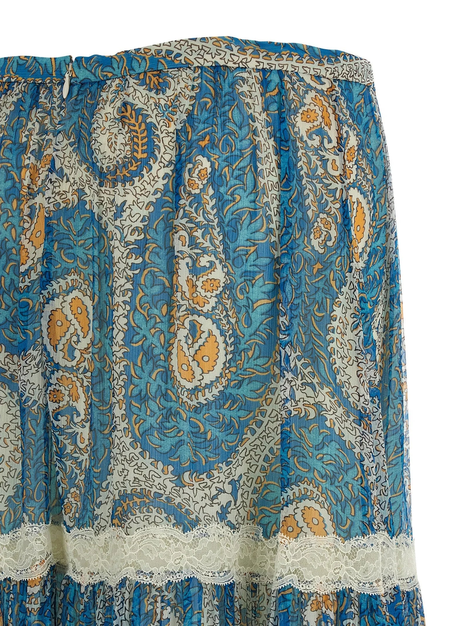 Etro Blue Silk Mini Skirt - IT42