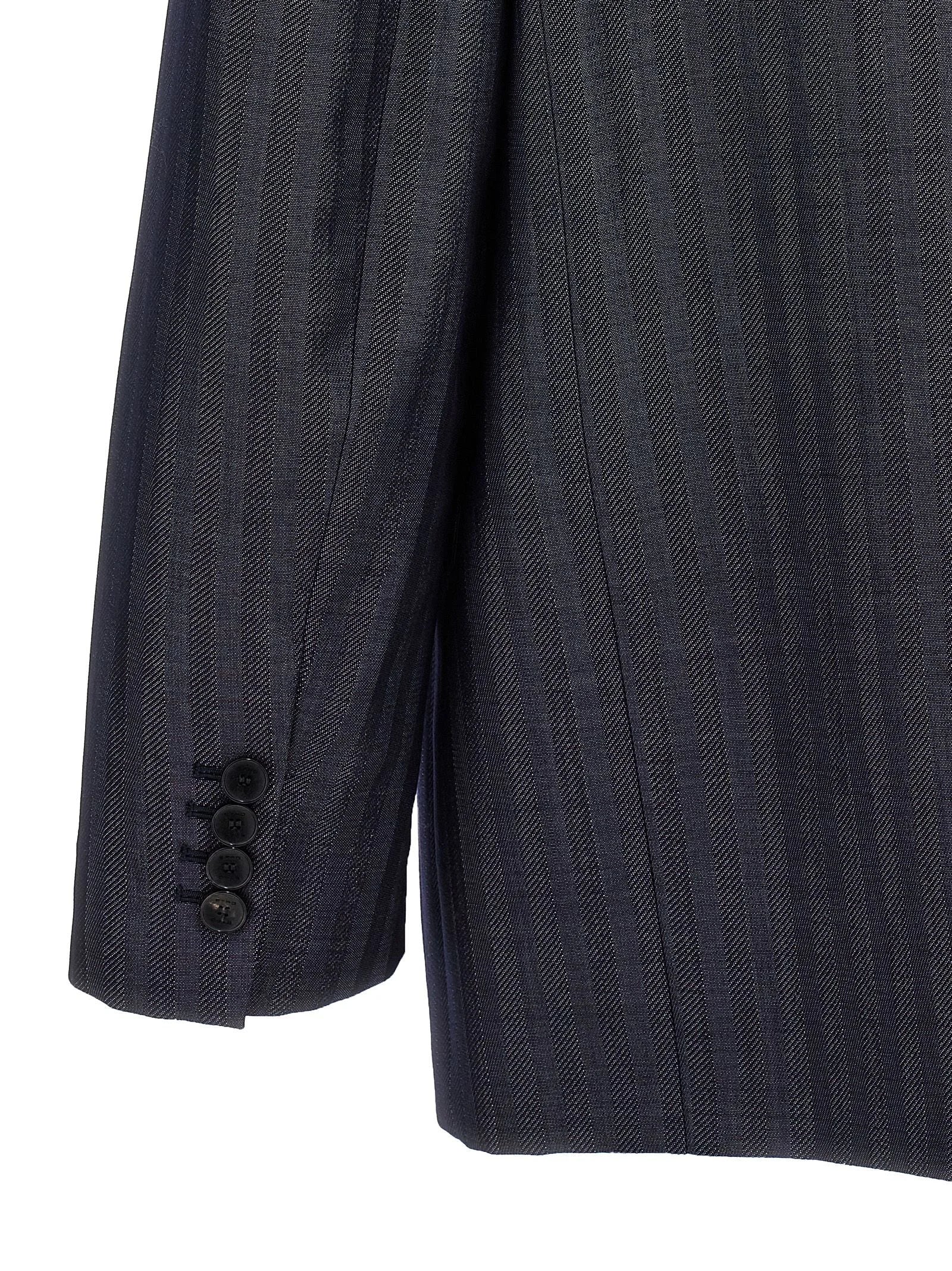 Etro Blue Wool Blazer - IT38