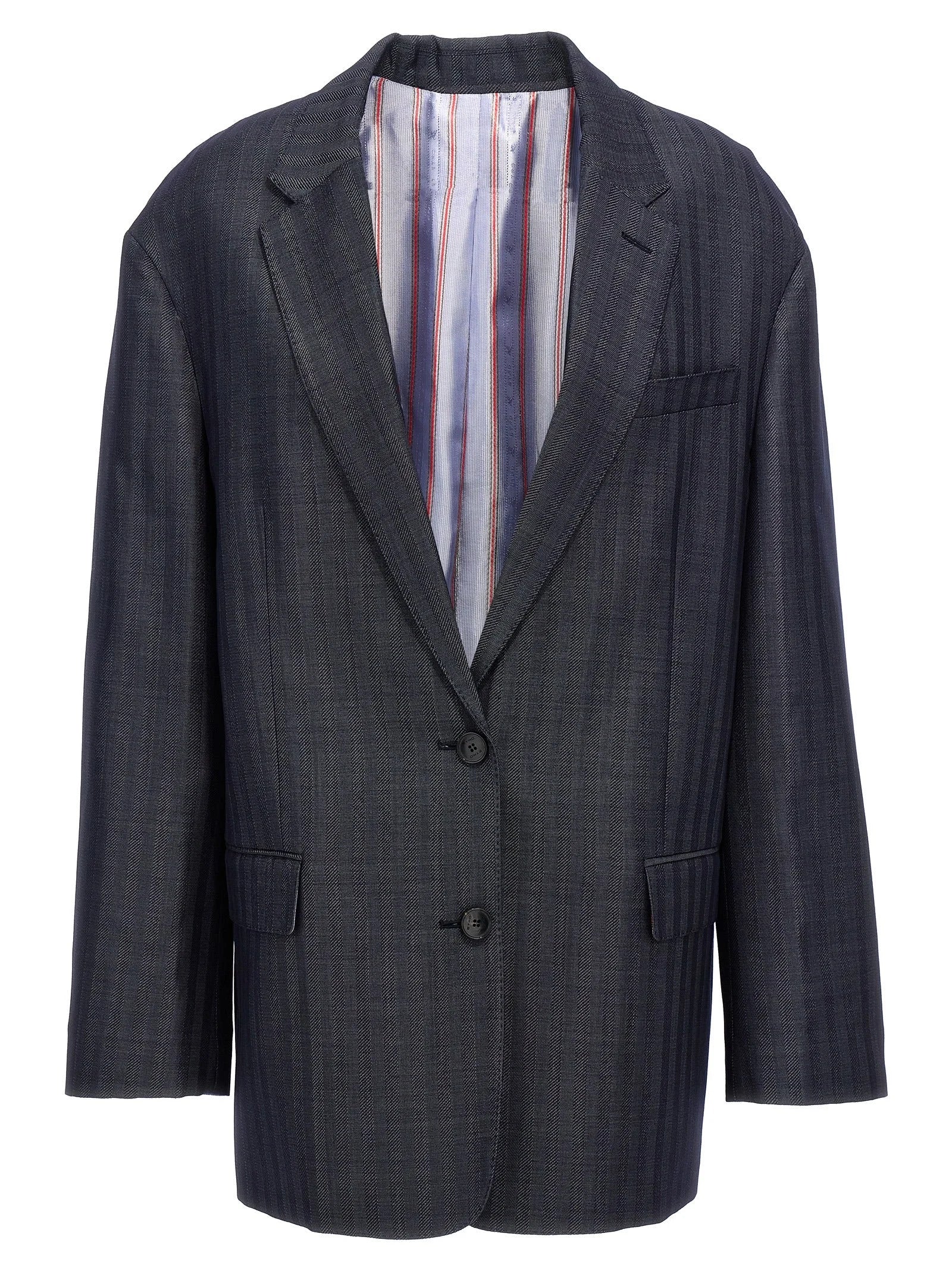 Etro Blue Wool Blazer - IT38