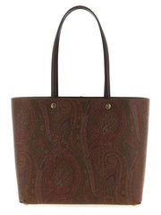 Etro Brown Cotton Tote Bag