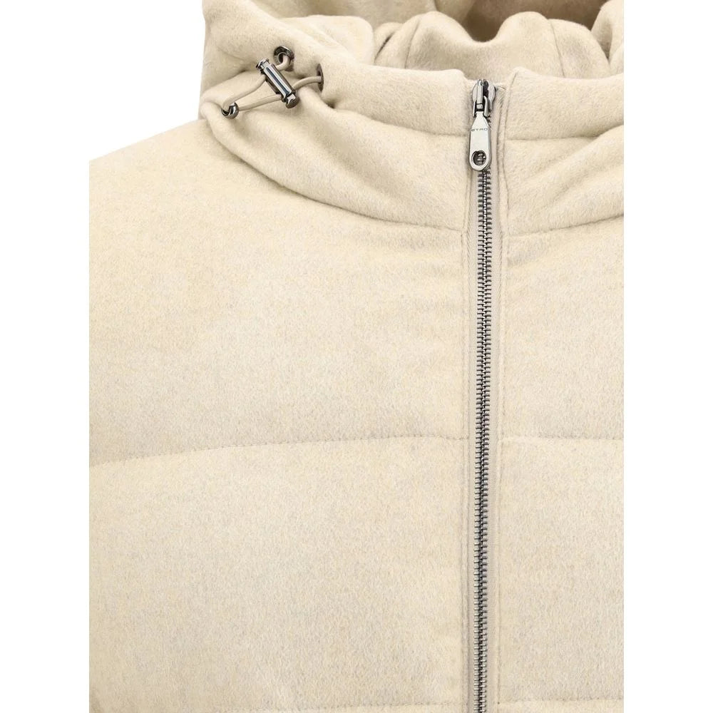 Etro Cream Cashmere Coat - S