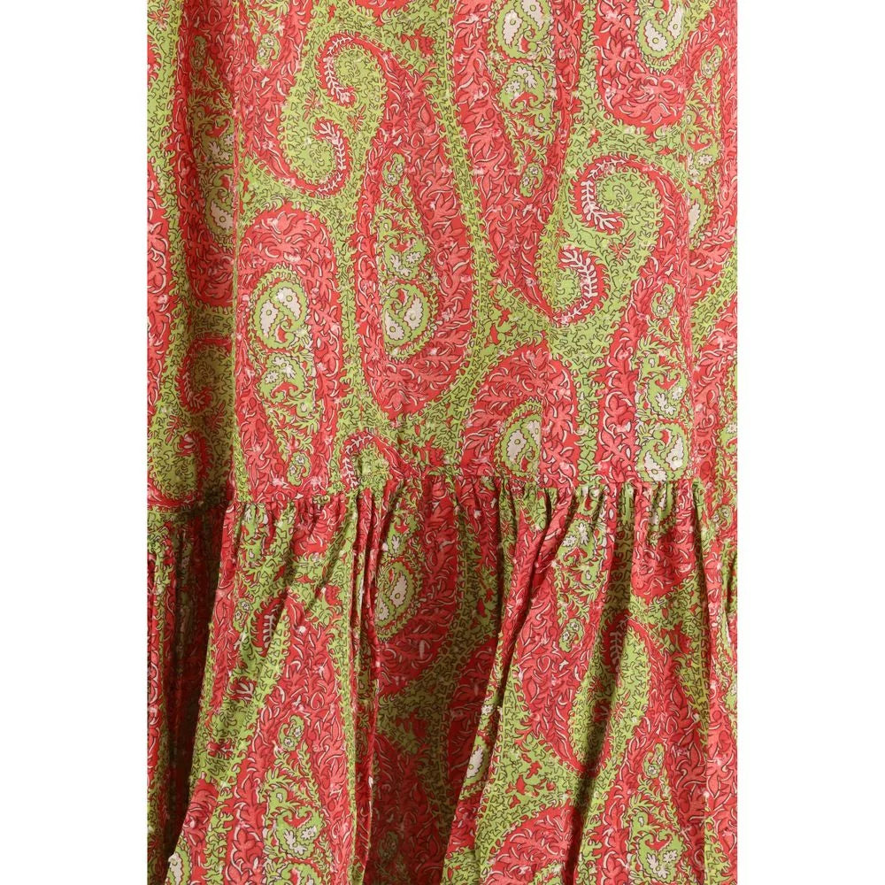 Etro Multicolor Cotton Casual Dress