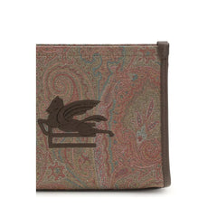 Etro Multicolor Cotton Clutch Bag