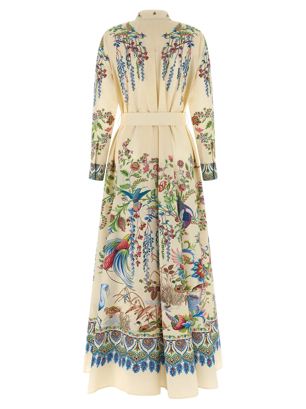 Etro Multicolor Cotton Long Dress - IT40