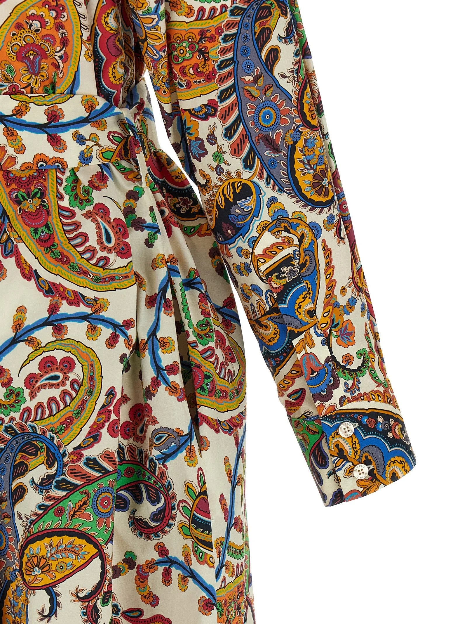 Etro Multicolor Cotton Midi Dress - IT46