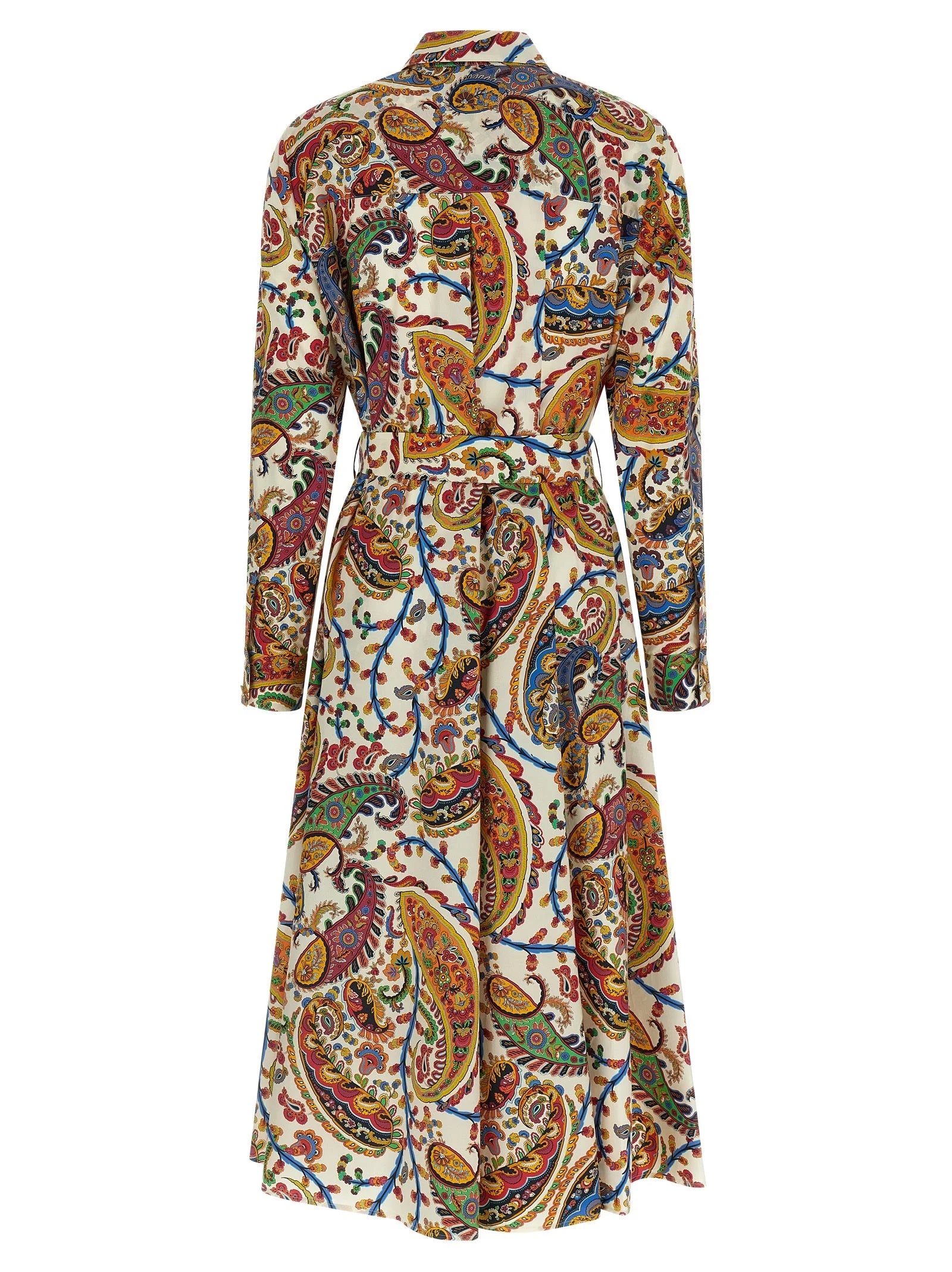 Etro Multicolor Cotton Midi Dress - IT46