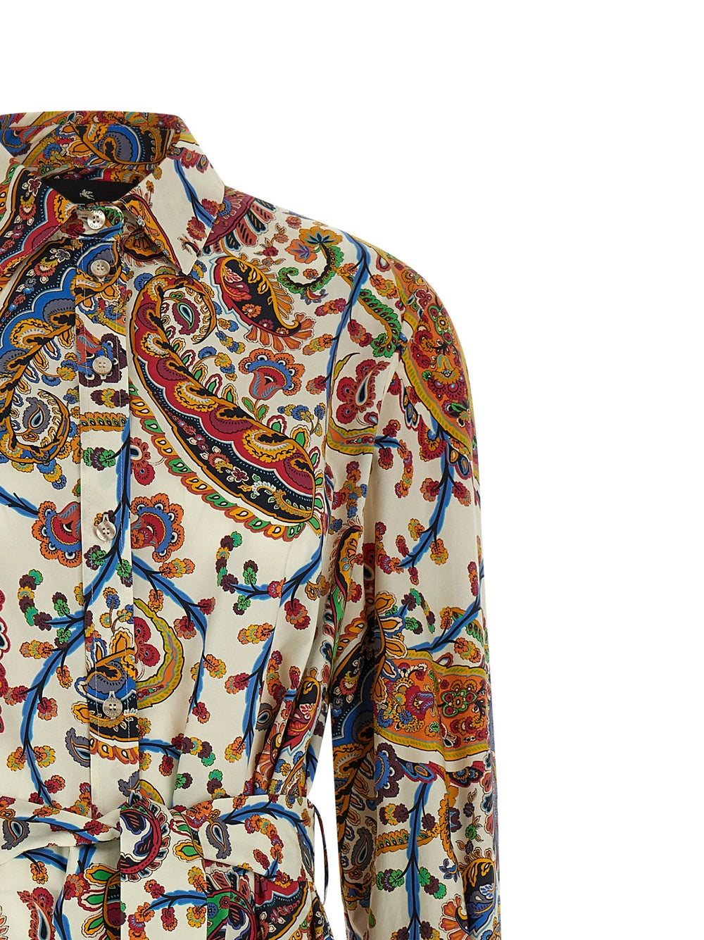 Etro Multicolor Cotton Midi Dress - IT46