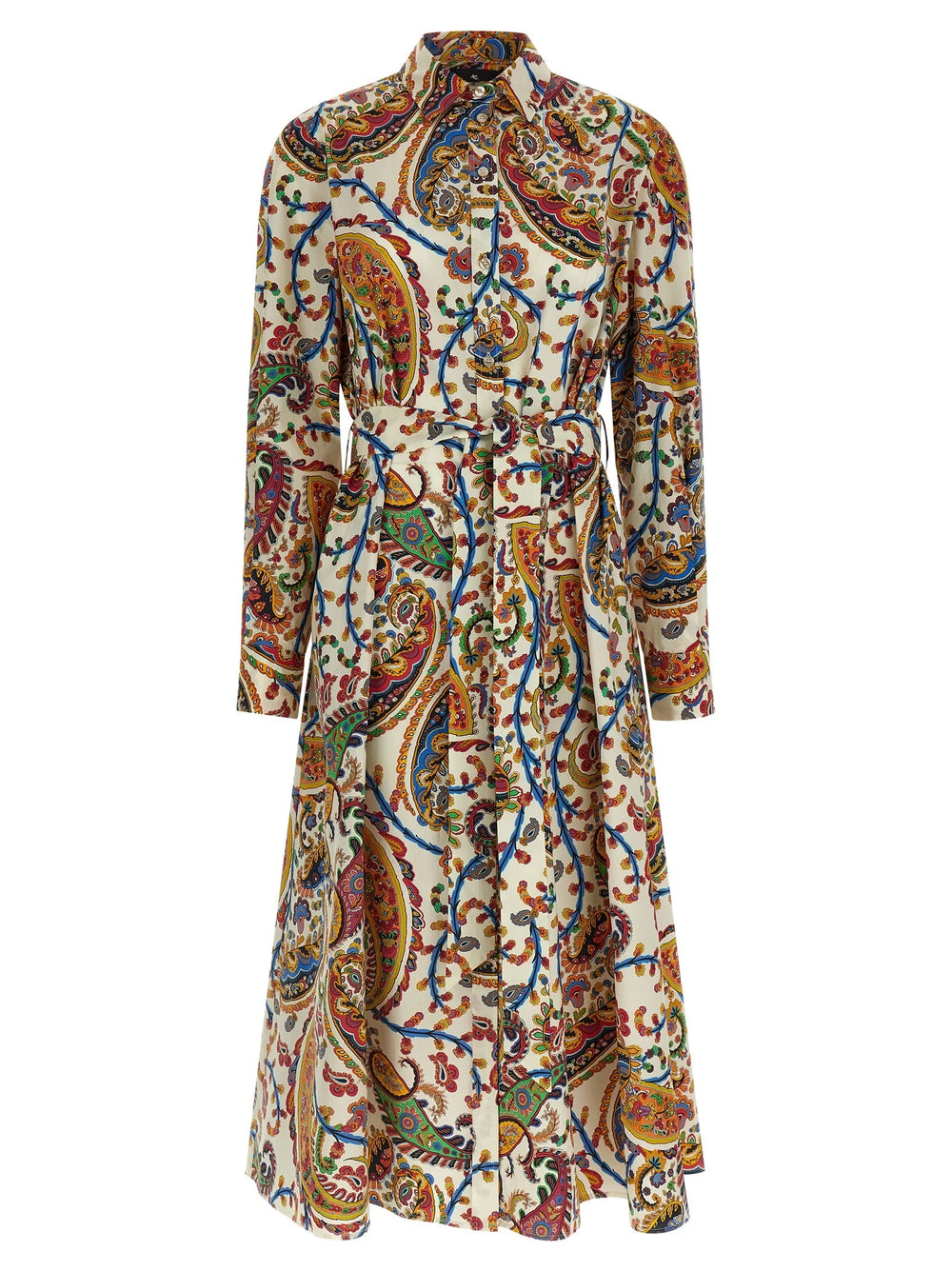 Etro Multicolor Cotton Midi Dress - IT46