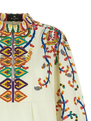 Etro Multicolor Cotton Short Dress