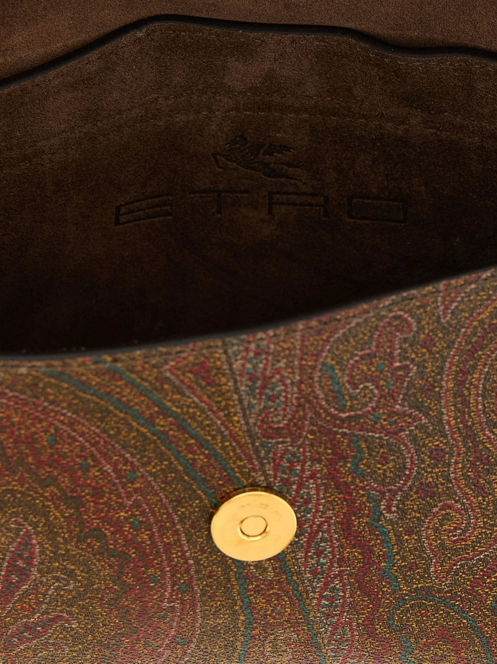Etro Multicolor Cotton Shoulder Bag