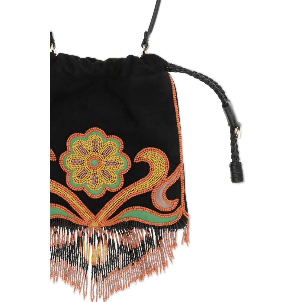 Etro Multicolor Goatskin Shoulder Bag