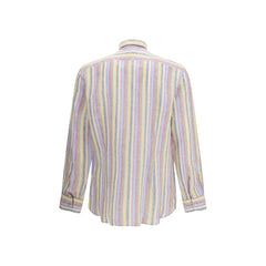 Etro Multicolor Linen Pattern Shirt