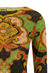Etro Multicolor Polyamide Cardigan - IT42