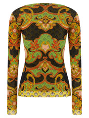 Etro Multicolor Polyamide Cardigan - IT42