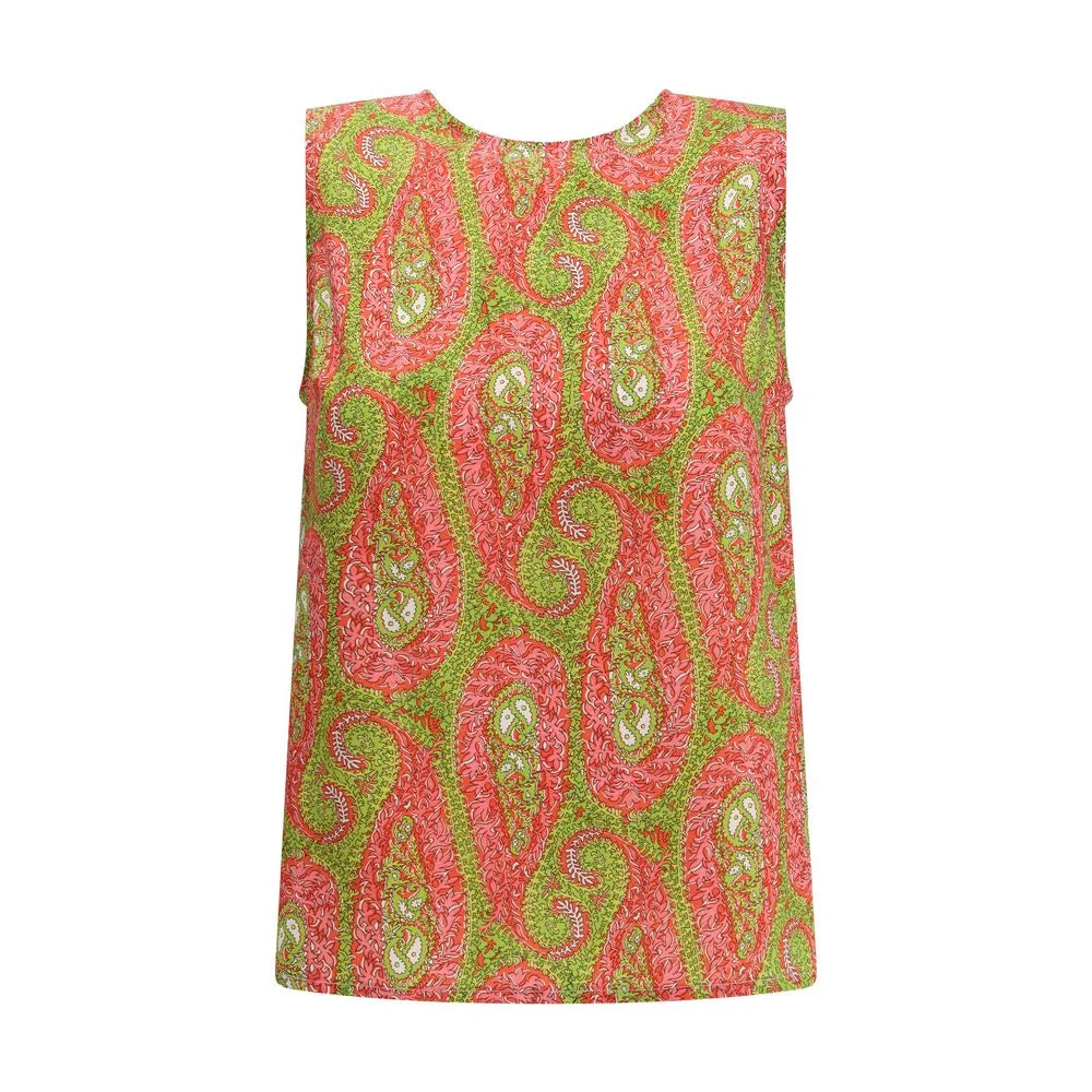 Etro Multicolor Polyester Tank Tops - IT44 | L