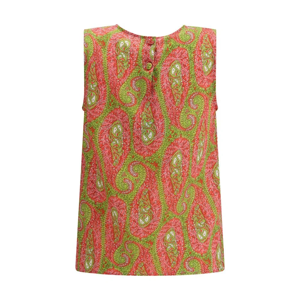 Etro Multicolor Polyester Tank Tops - IT44 | L
