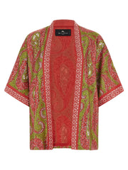 Etro Multicolor Silk Cardigan