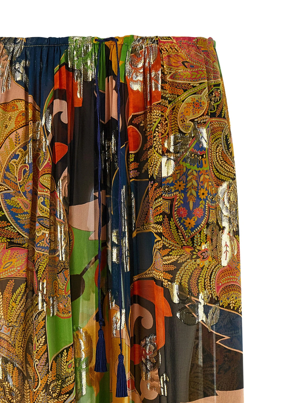 Etro Multicolor Silk Casual Pants - IT42