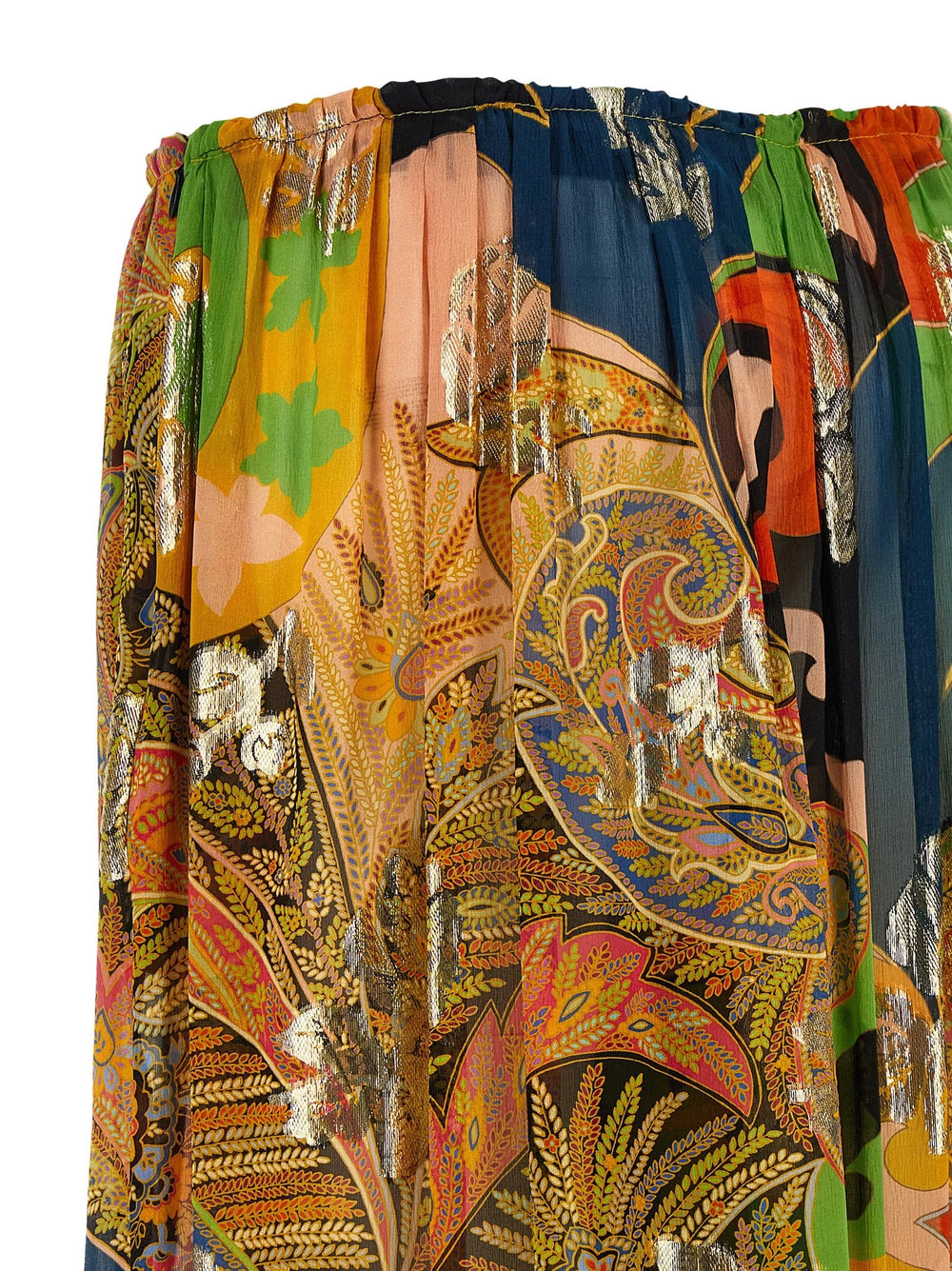 Etro Multicolor Silk Casual Pants - IT42