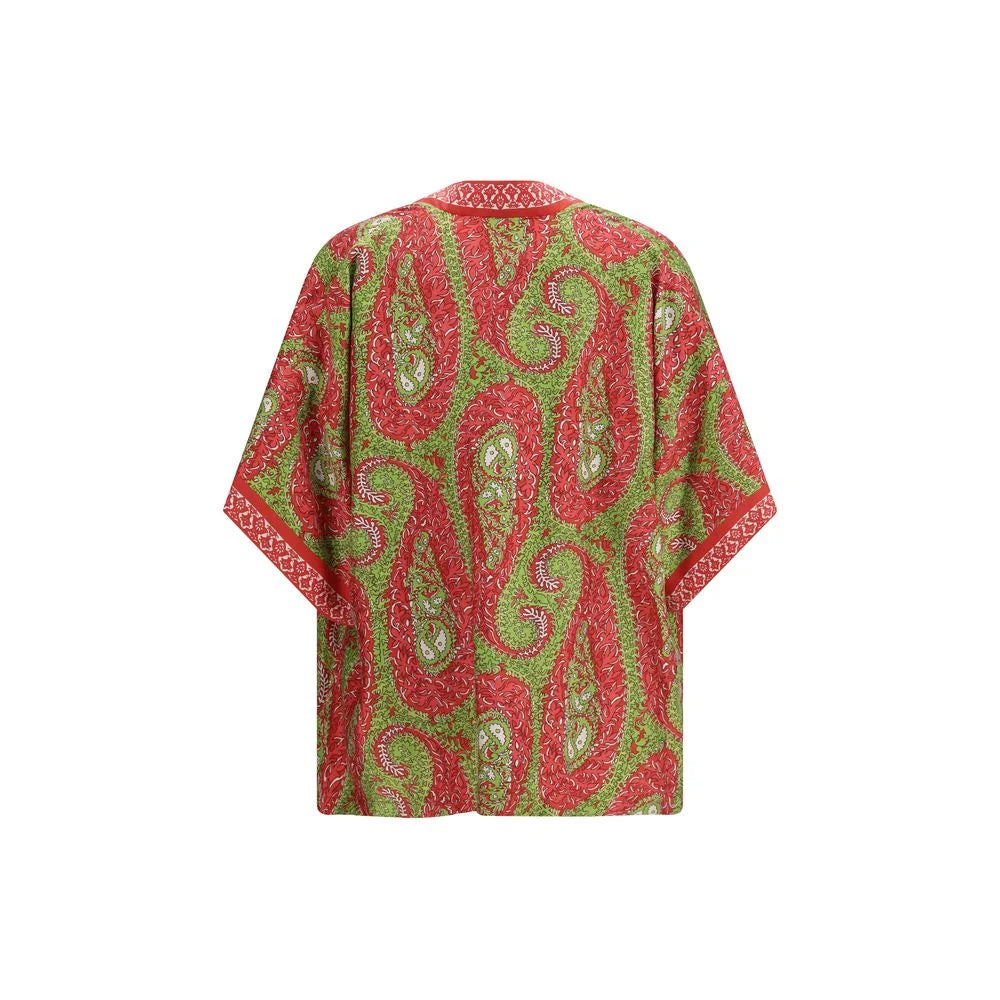 Etro Multicolor Silk Cloacks - L