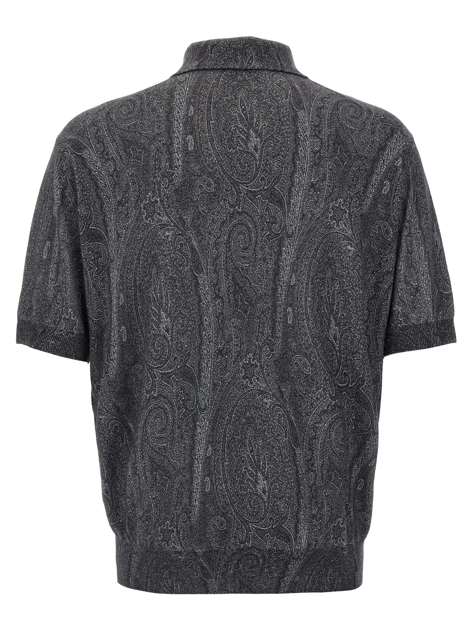 Etro Multicolor Silk Polo Shirt